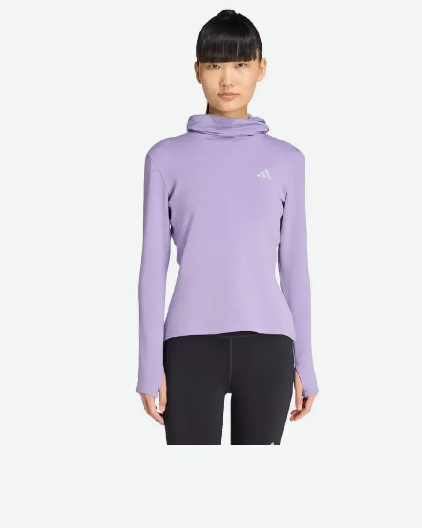 Chaqueta Adidas De Chándal De Running Con Capucha Mangas Largas Invierno Adi365 Essentials W