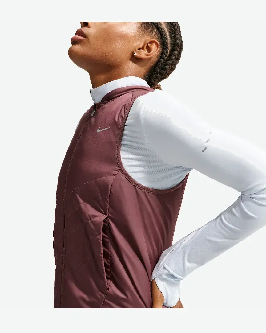 Chaqueta Cálida Nike Tempo Repel W - IF1243-502 (2) au meilleur prix !