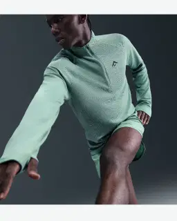 Prenda de segunda capa con media cremallera Dri-Fit Nike Trail Hombre – 3/4