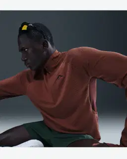 Prenda de segunda capa con media cremallera Dri-Fit Nike Trail Hombre – 3/4