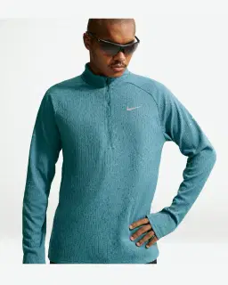 Camiseta de invierno de media cremallera Therma-Fit Repel Nike Stride Hombre – 1/4
