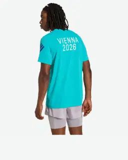 Camiseta de manga corta del evento de maratón de Adidas de Viena Hombre – 2/4