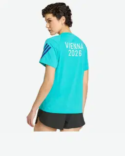 Camiseta de manga corta del evento de maratón Adidas de Viena Mujer – 2/4